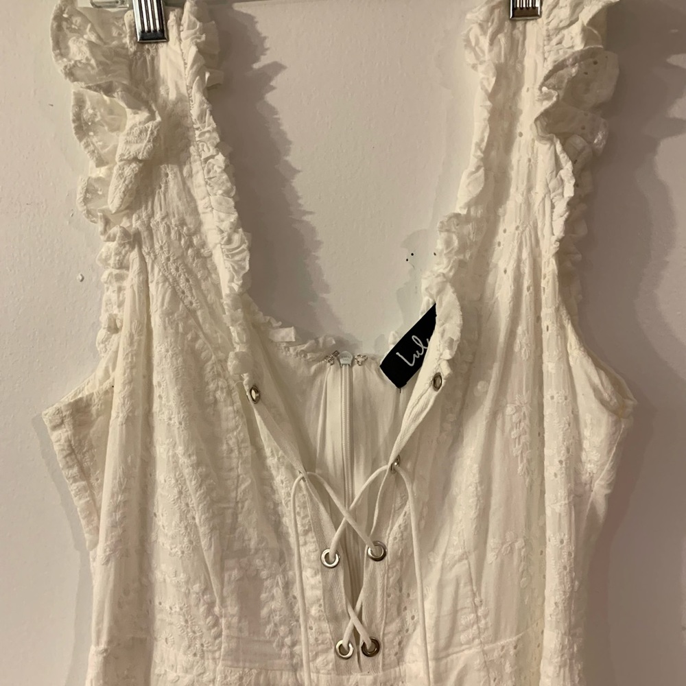 Lulus white jumpsuit